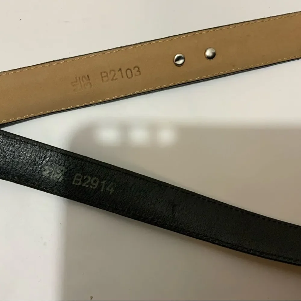 Set of 2 Brighton Belts one Medium and one M/L